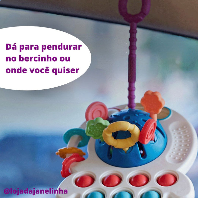 🌟 Descubra o Polvo Montessori 7 em 1: O Brinquedo Perfeito para o Desenvolvimento do seu Bebê! 🐙