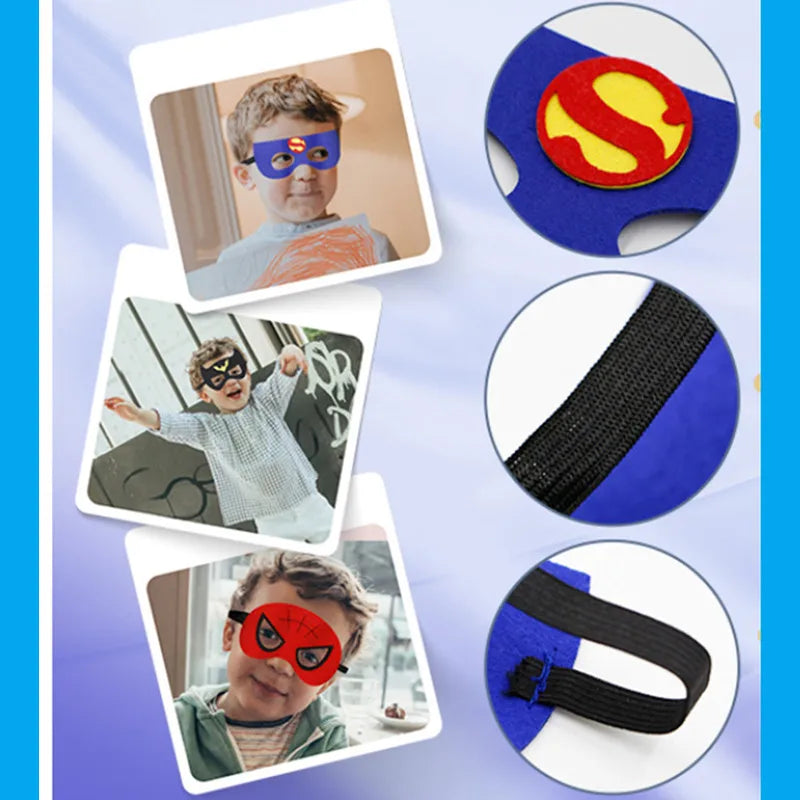 🦸‍♂️✨ Kit Super Herói - A Fantasia Perfeita para Pequenos Fãs que querem salvar o dia! 🦸‍♀️🌟