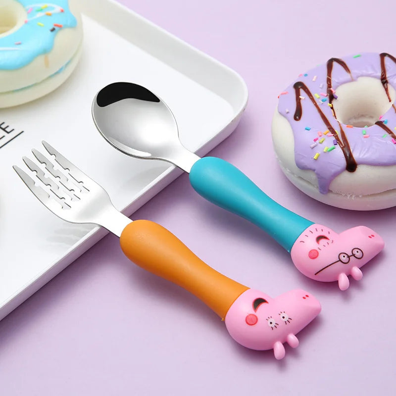 🍽️🐷 Kit de Talheres Peppa Pig: A Hora da Comida Nunca Foi Tão Divertida! 🐷🍽️