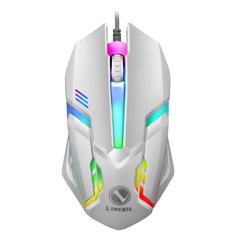 Mouse gamer com led luminoso (com fio e entrada usb)