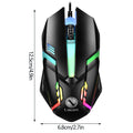 Mouse gamer com led luminoso (com fio e entrada usb)